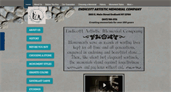 Desktop Screenshot of endicottmemorials.com