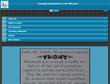 Tablet Screenshot of endicottmemorials.com